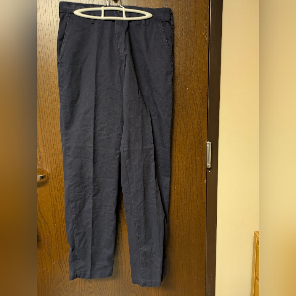 Unifirst Men's Work Pants Navy 34 X 34 Cotton